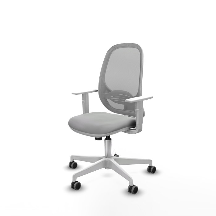 PIQUERAS Y CRESPO Silla de oficina Cilanco Gris con mecanismo Sincro