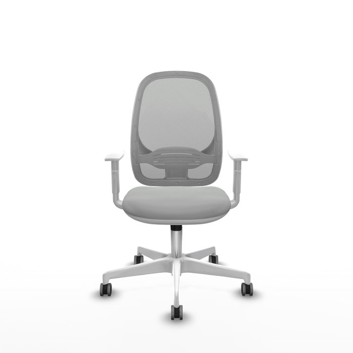 PIQUERAS Y CRESPO Silla de oficina Cilanco Gris con mecanismo Sincro
