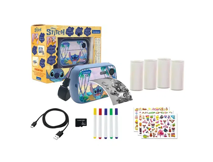 LEXIBOOK Starcam Print Stitch Cámara Instantánea Azul