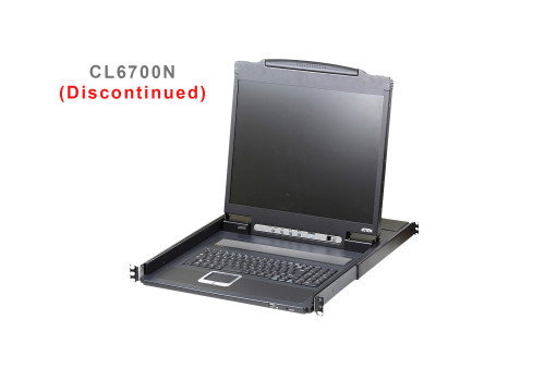 Aten CL6700MW Consola KVM LCD de 17,3 pulg. para Rack 1U