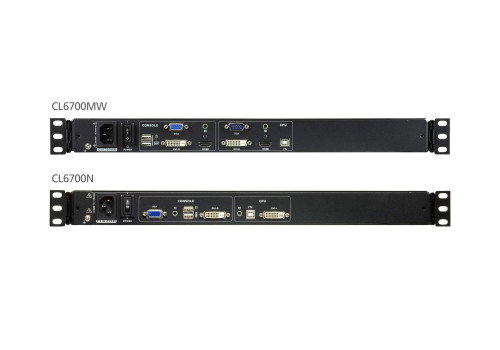 Aten CL6700MW Consola KVM LCD de 17,3 pulg. para Rack 1U