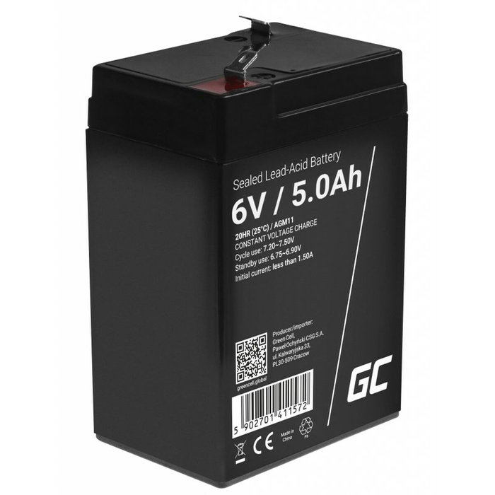 Green Cell AGM11 Batería para UPS 6V 5Ah