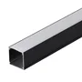 Greenice Perfil Para Tiras LED 2 metros -Negro-Difusor Opal