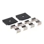 Greenice Perfil Para Tiras LED 2 metros -Negro-Difusor Opal