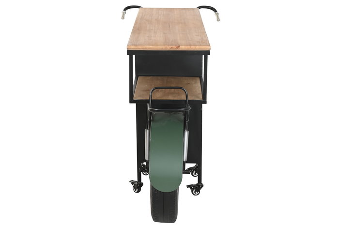 Botellero Home ESPRIT Marrón Negro Verde oscuro 188 X 59 X 99 CM