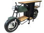 DKD Home Decor Botellero Vintage Verde Oscuro y Negro 59x99x188 cm Hierro y Abeto 3 Baldas