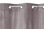 DKD Home Decor Cortina de Poliéster 140x260 con 8 Anillas Rosa Palo