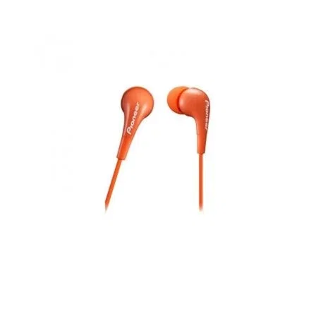 AURICULARES INTRAUDITIVOS PIONEER SE-CL502-M NARANJA - DRIVERS 9MM - 20-20000HZ - 100DB - JACK 3.5MM - CABLE 1.2M