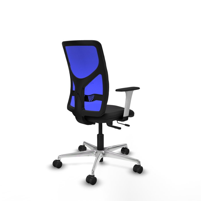 PIQUERAS Y CRESPO Silla de oficina Motilla con mecanismo Sincro/Traslack, Negro/Azul PIQUERAS Y CRESPO Silla de oficina Motilla con mecanismo Sincro/Traslack, Negro/Azul