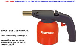 BUTSIR Soplete a Cartucho B190 Modelo BISGAS CPBG0020