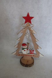 DKD Home Decor Decoración MDF Árbol Natural 21x8x31,5