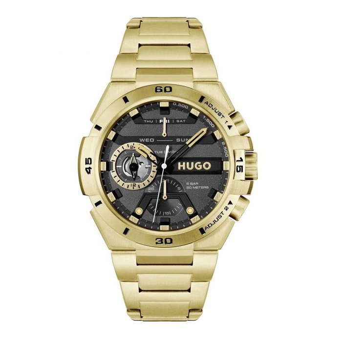 HUGO BOSS Reloj Analógico 1530338 Dorado con Esfera Negra HUGO BOSS Reloj Analógico 1530338 Dorado con Esfera Negra