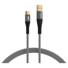 EFB Elektronik Cable USB-A a USB-C 60W 3A 0,5m Negro, Gris