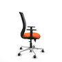 PIQUERAS Y CRESPO Silla de oficina Zulema Naranja y Negro
