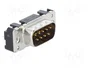 HARTING Conector D-Sub de 9 pines macho para PCB
