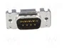 HARTING Conector D-Sub de 9 pines macho para PCB