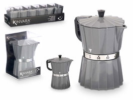 Kinvara Temporizador Cocina para Cafetera Gris 9 x 10.5 x 6.5 cm ABS (Set de 24)