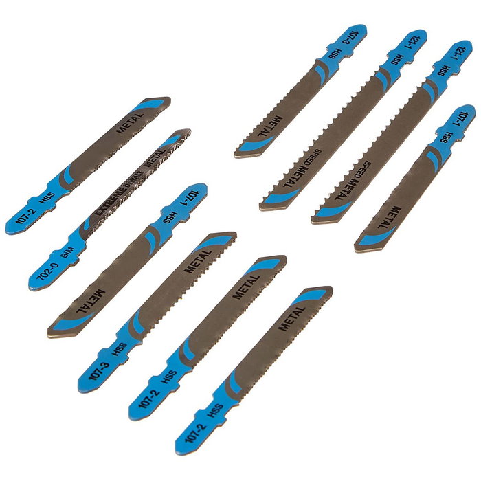 Dewalt Set de 10 Hojas de Sierra de Calar para Metal DT2292 - QZ