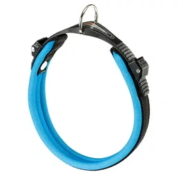 Ferplast Collar Ergofluo C15 33 Azul para Perros Talla Ajustable 25-33 cm Ancho 15 mm