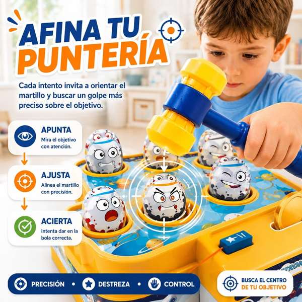 JugaToys Juego de martillo Espacio