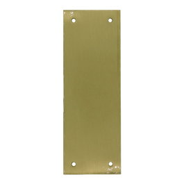 Micel Placa ciega modelo plp12 de latón con acabado latón satinado, 90 x 250 mm
