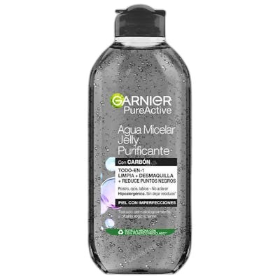 Garnier Pure Active Agua Micelar Jelly Purificante Carbón 400 ml Garnier Pure Active Agua Micelar Jelly Purificante Carbón 400 ml