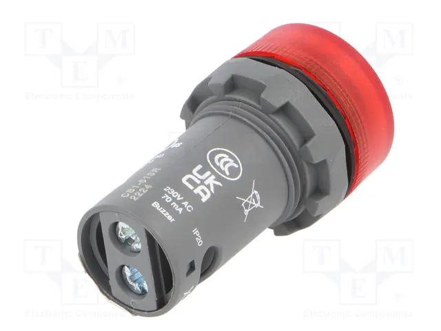 ABB Señalizador Luminoso y Sonoro CB1 Rojo 230VAC ABB Señalizador Luminoso y Sonoro CB1 Rojo 230VAC