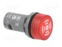 ABB Señalizador Luminoso y Sonoro CB1 Rojo 230VAC