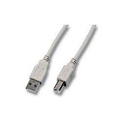 EFB Elektronik Cable USB 2.0 A a B de 3m, Gris