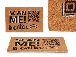 Giftdecor Felpudo Scan Me 60x40x1 cm (Set de 12)