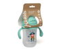 KioKids Taza Aprendizaje Step 3 con Asas y Pajita Verde 300 mL +6 Meses