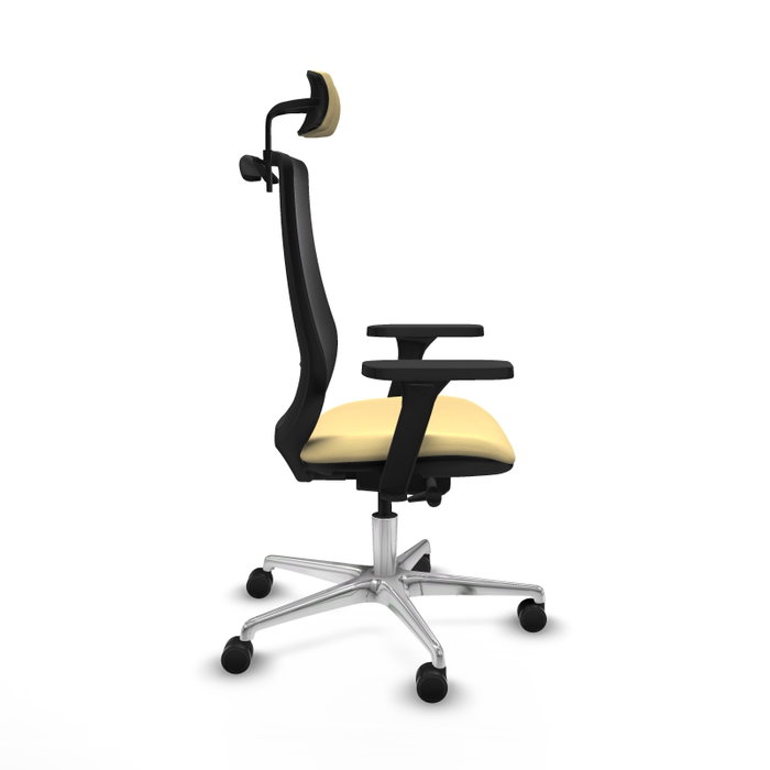 PIQUERAS Y CRESPO Silla de oficina Mardos con mecanismo Sincro/Traslack, Crema y Negro PIQUERAS Y CRESPO Silla de oficina Mardos con mecanismo Sincro/Traslack, Crema y Negro