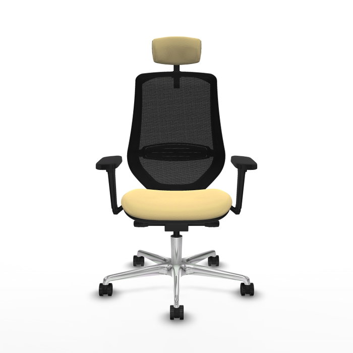 PIQUERAS Y CRESPO Silla de oficina Mardos con mecanismo Sincro/Traslack, Crema y Negro PIQUERAS Y CRESPO Silla de oficina Mardos con mecanismo Sincro/Traslack, Crema y Negro