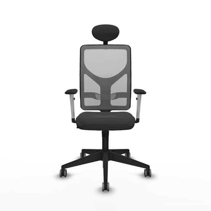 PIQUERAS Y CRESPO Silla de oficina Motilla Gris con Mecanismo Sincro PIQUERAS Y CRESPO Silla de oficina Motilla Gris con Mecanismo Sincro