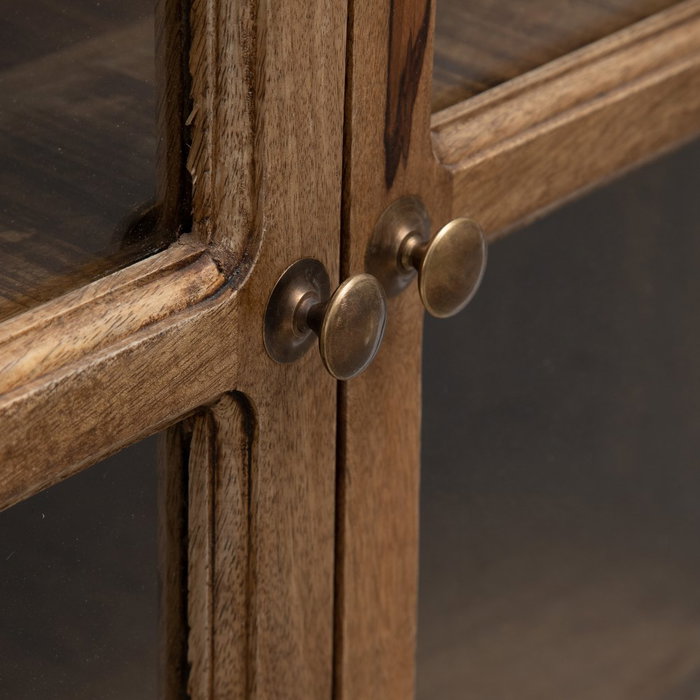 Aparador Natural Madera de Mango Salón 160 X 35 X 71 cm
