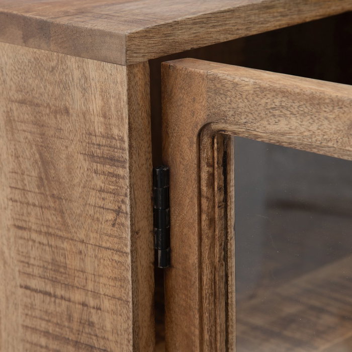 Aparador Natural Madera de Mango Salón 160 X 35 X 71 cm