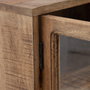 Aparador Natural Madera de Mango Salón 160 X 35 X 71 cm