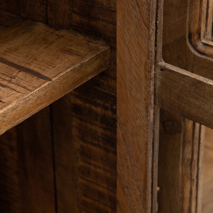 Aparador Natural Madera de Mango Salón 160 X 35 X 71 cm