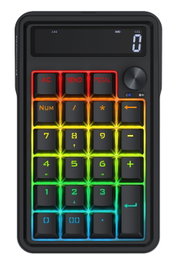 Redragon Cove K733 Teclado numérico mecánico inalámbrico RGB layout polaco