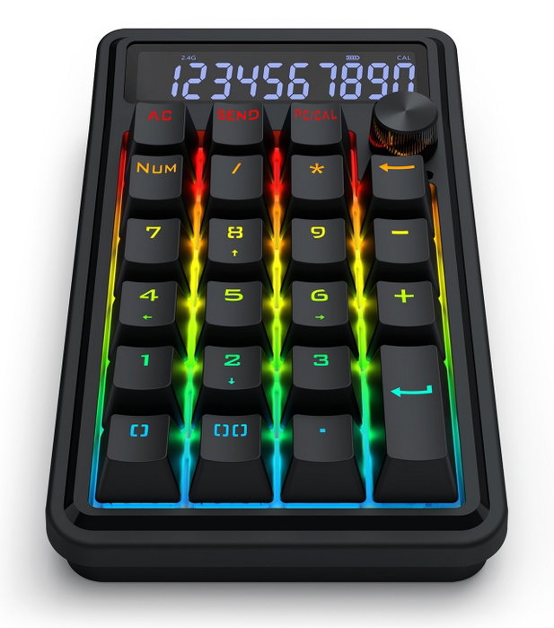 Redragon Cove K733 Teclado numérico mecánico inalámbrico RGB layout polaco