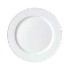 Steelite Simplicity Plato Llano de Porcelana para Vajilla, Diámetro 30 cm (Set de 12)