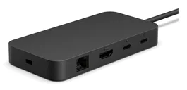 Microsoft USB4 Dock Estación de Conexión USB-C, Thunderbolt 4, con 2 Puertos USB4, HDMI 8K, Ethernet Gigabit, Carga 65W, Compatible con Surface