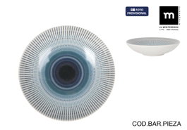 La Mediterranea Plato Hondo IRYS 2.0 Monaco Brillo 21 cm