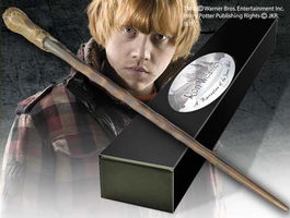 The Noble Collection Réplica Varita de Ron Weasley Harry Potter Pintada a Mano