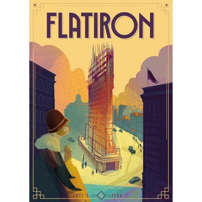 Asmodee Flatiron Juego de Mesa de Estrategia para 1-2 Jugadores Asmodee Flatiron Juego de Mesa de Estrategia para 1-2 Jugadores