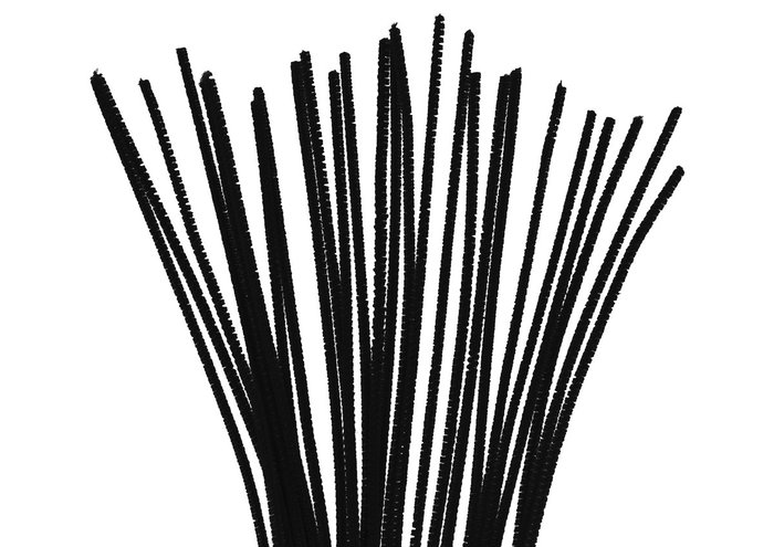 Innspiro Limpiapipas Chenilla Negro 4mm x 30cm (50 unidades) Innspiro Limpiapipas Chenilla Negro 4mm x 30cm (50 unidades)