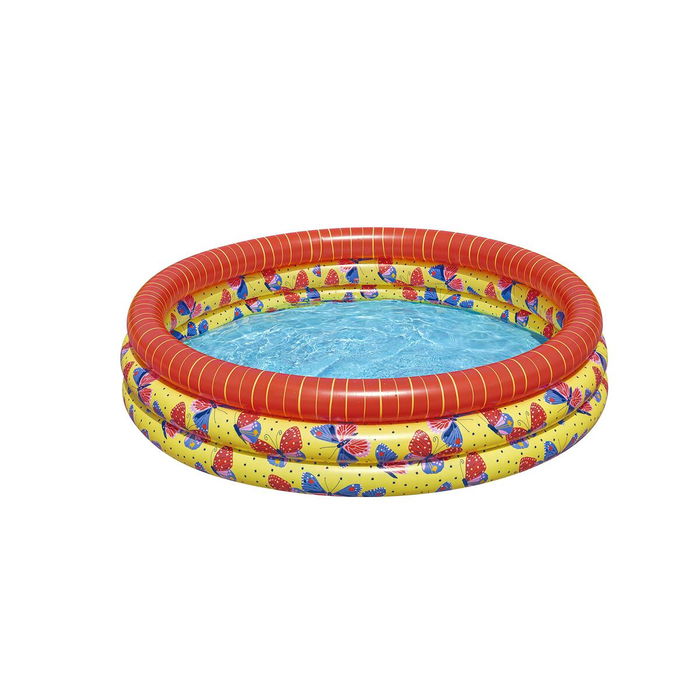 Bestway Piscina Hinchable Infantil 3 Aros Mariposas 168x38 cm +2 Años Jardin 51202 Bestway Piscina Hinchable Infantil 3 Aros Mariposas 168x38 cm +2 Años Jardin 51202