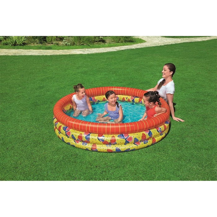 Bestway Piscina Hinchable Infantil 3 Aros Mariposas 168x38 cm +2 Años Jardin 51202 Bestway Piscina Hinchable Infantil 3 Aros Mariposas 168x38 cm +2 Años Jardin 51202