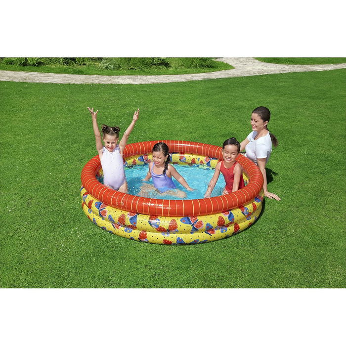 Bestway Piscina Hinchable Infantil 3 Aros Mariposas 168x38 cm +2 Años Jardin 51202 Bestway Piscina Hinchable Infantil 3 Aros Mariposas 168x38 cm +2 Años Jardin 51202