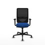 PIQUERAS Y CRESPO Silla de oficina Zulema Azul y Negro con mecanismo Sincro